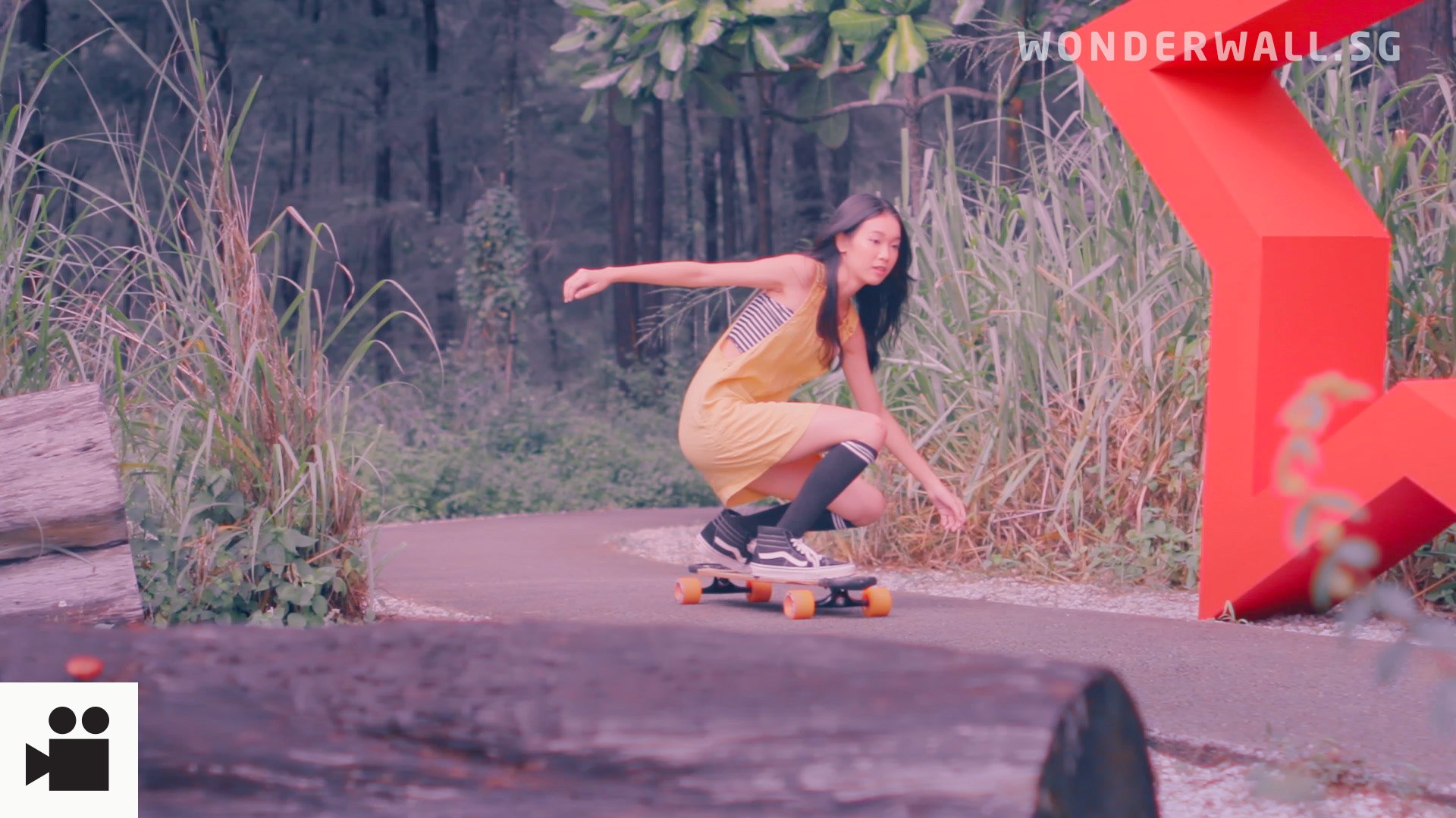 Dione Tan, a fresh-faced model and longboarder.