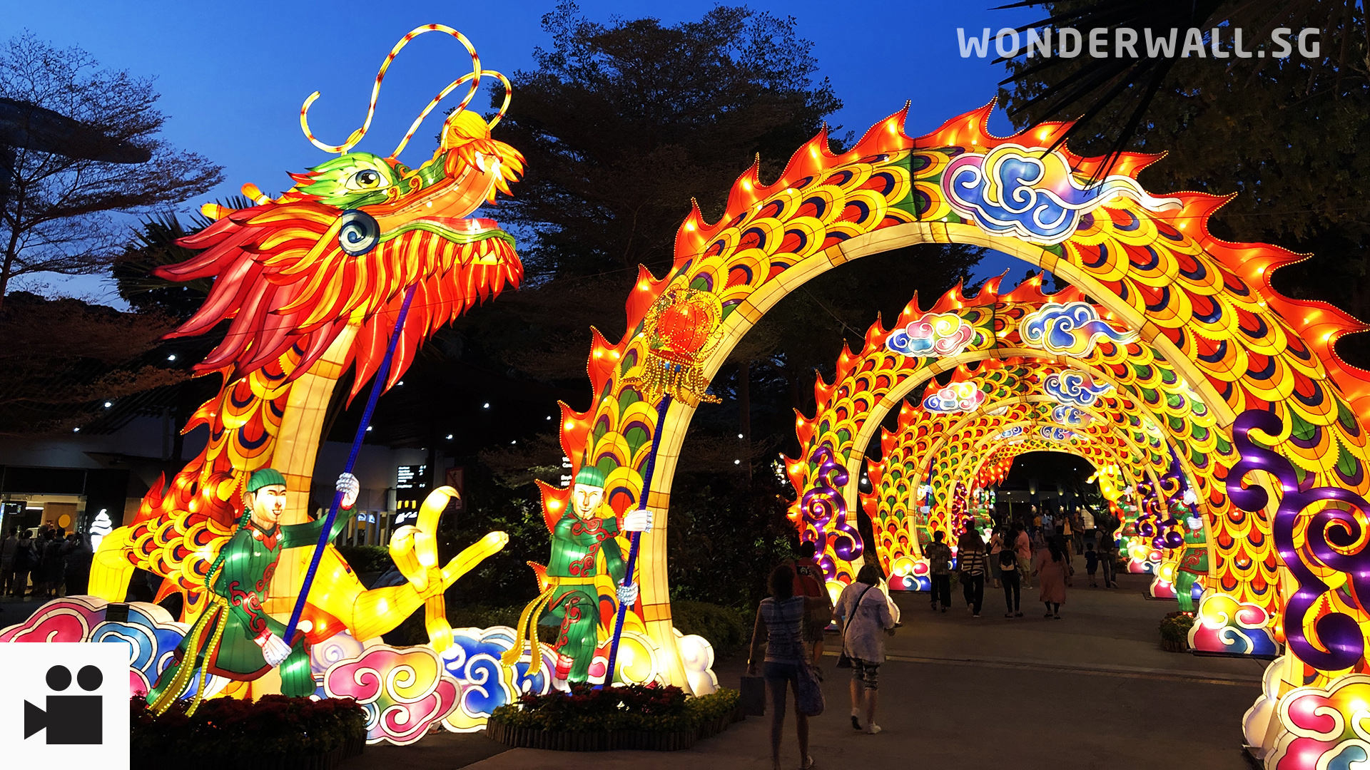 Fancy a charming night stroll through nature at Gardens By The Bay, illuminated by over 2,000 lanterns featuring age-old characters and stories?