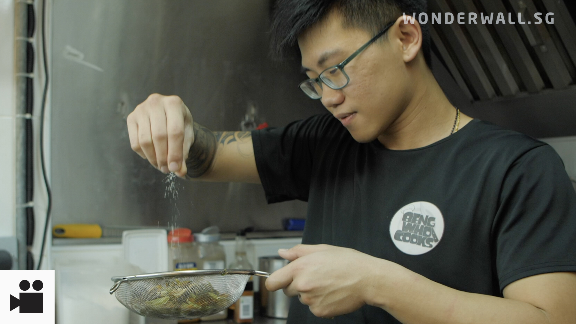 If hawker Jason Chua isn't cooking up a storm at Hong Lim Food Centre, he's probably punching it out in the boxing ring.