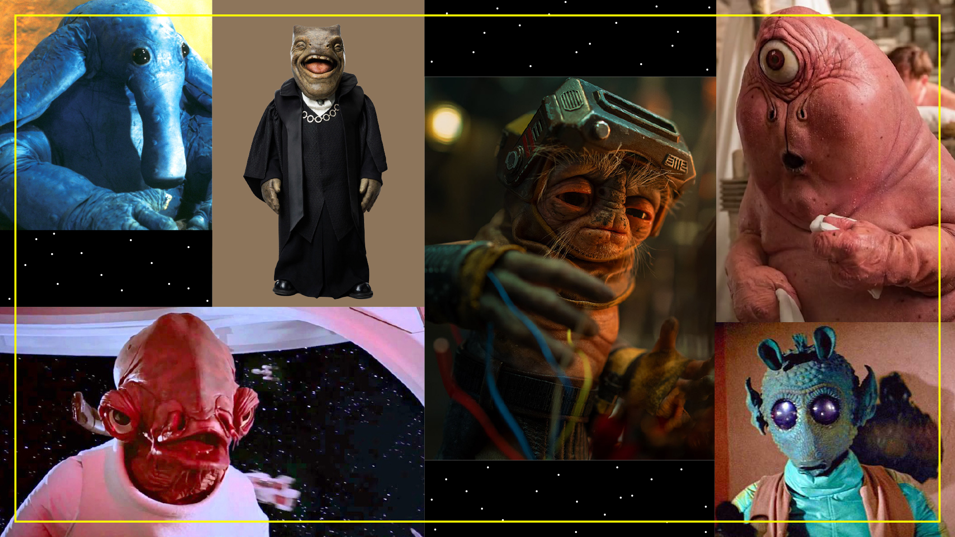 Are you Admiral Ackbar, Max Rebo, or....?