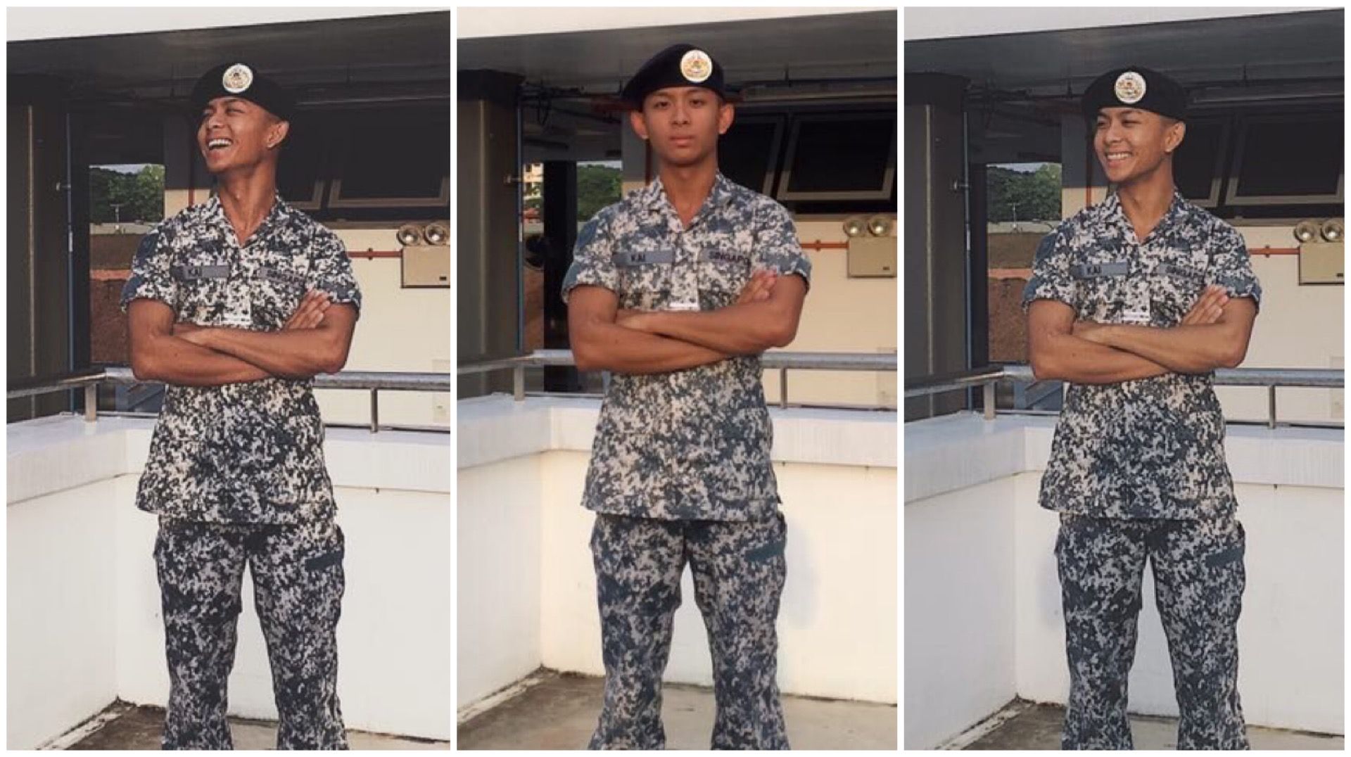 I had a great time doing my national service in the Republic of Singapore Navy. Here I am having just completed the Basic Shipboard Firefighting Course in 2017.