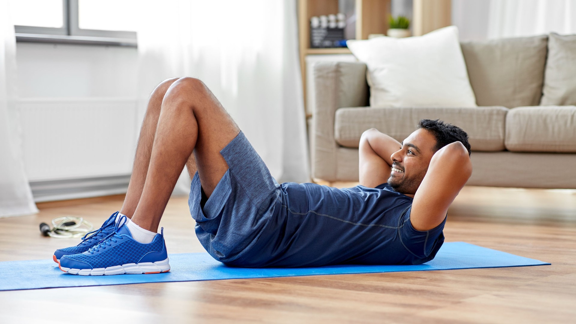 No need gym membership: stay home, stay safe, stay fit - simple workout routines, Tabata and Circuit Training, to rotate through the week.