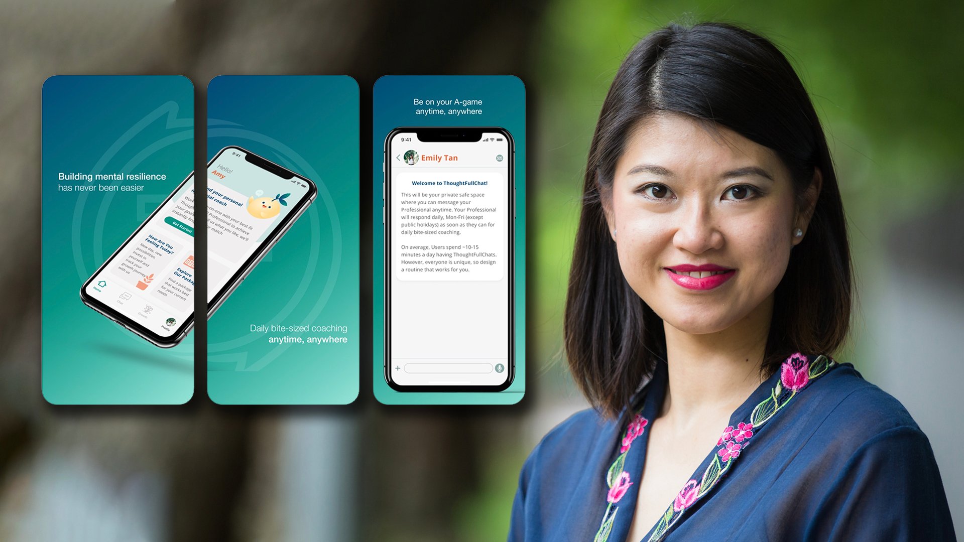 Joan Low hopes that ThoughtFullChat will help you to manage and engage your mental health before a crisis happens.