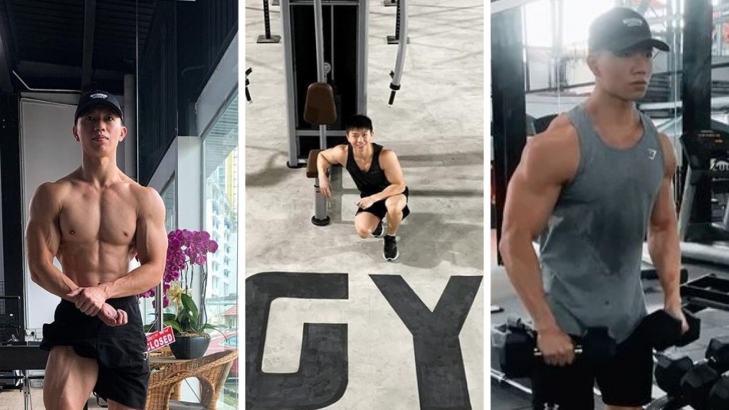 Sherman Chia, co-founder of AGYM at Northshore Drive in Punggol, started his fitness journey in secondary school.