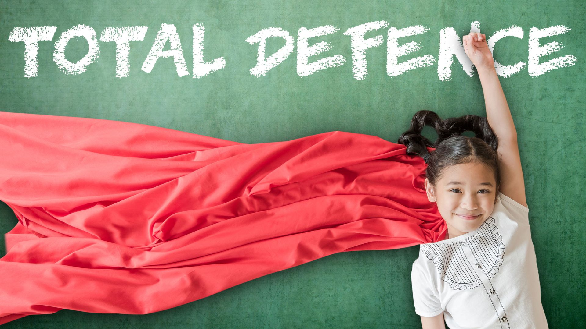 Everyone has a part to play in Total Defence, including your kids.