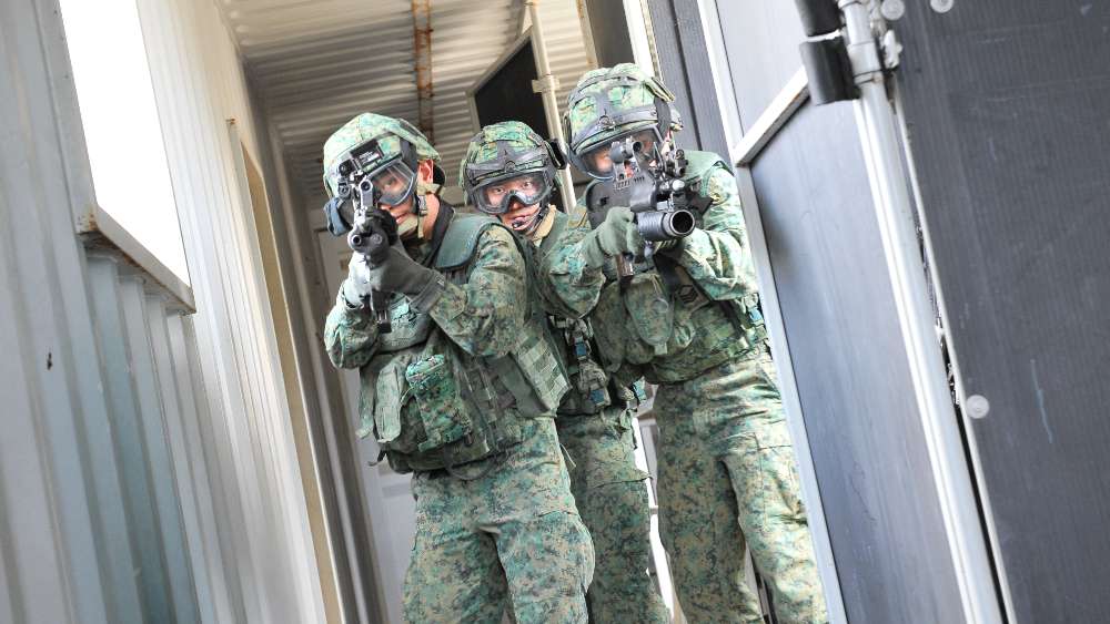 Is your mum getting kan cheong about what you're going to go through in NS?
