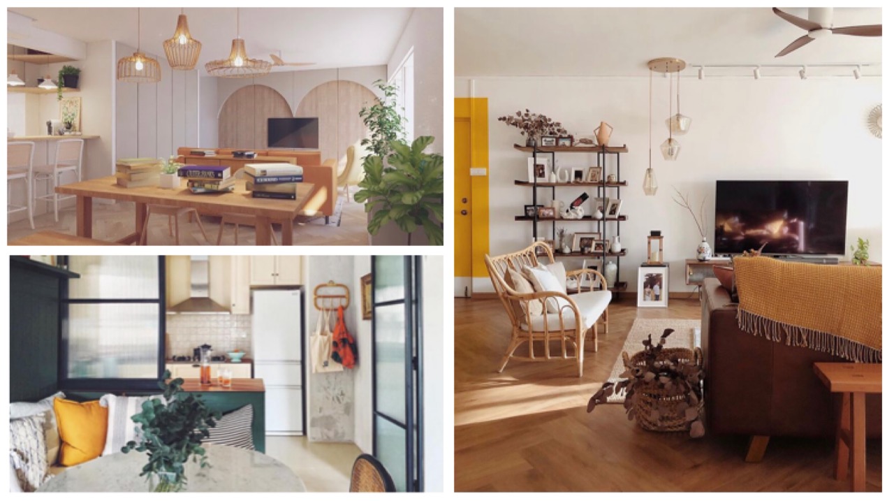 These picturesque HDB interiors are total home styling.