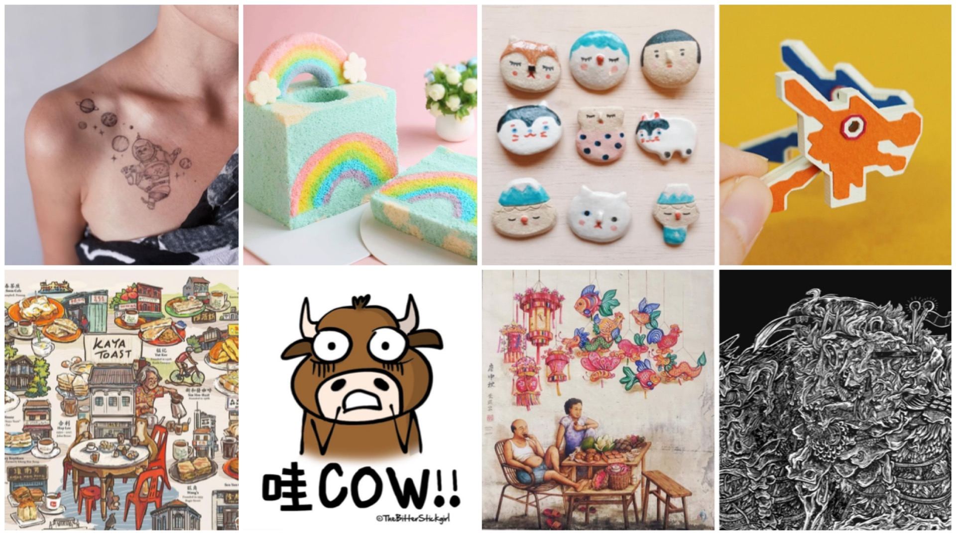 Every medium has proof that Singapore's got artistic talent.
