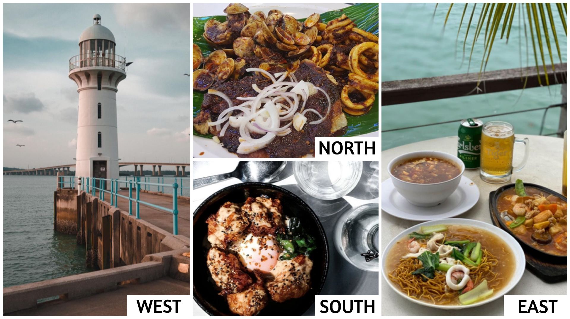 From Tuas to Woodlands to Changi to Pasir Panjang – because the food is worth it.