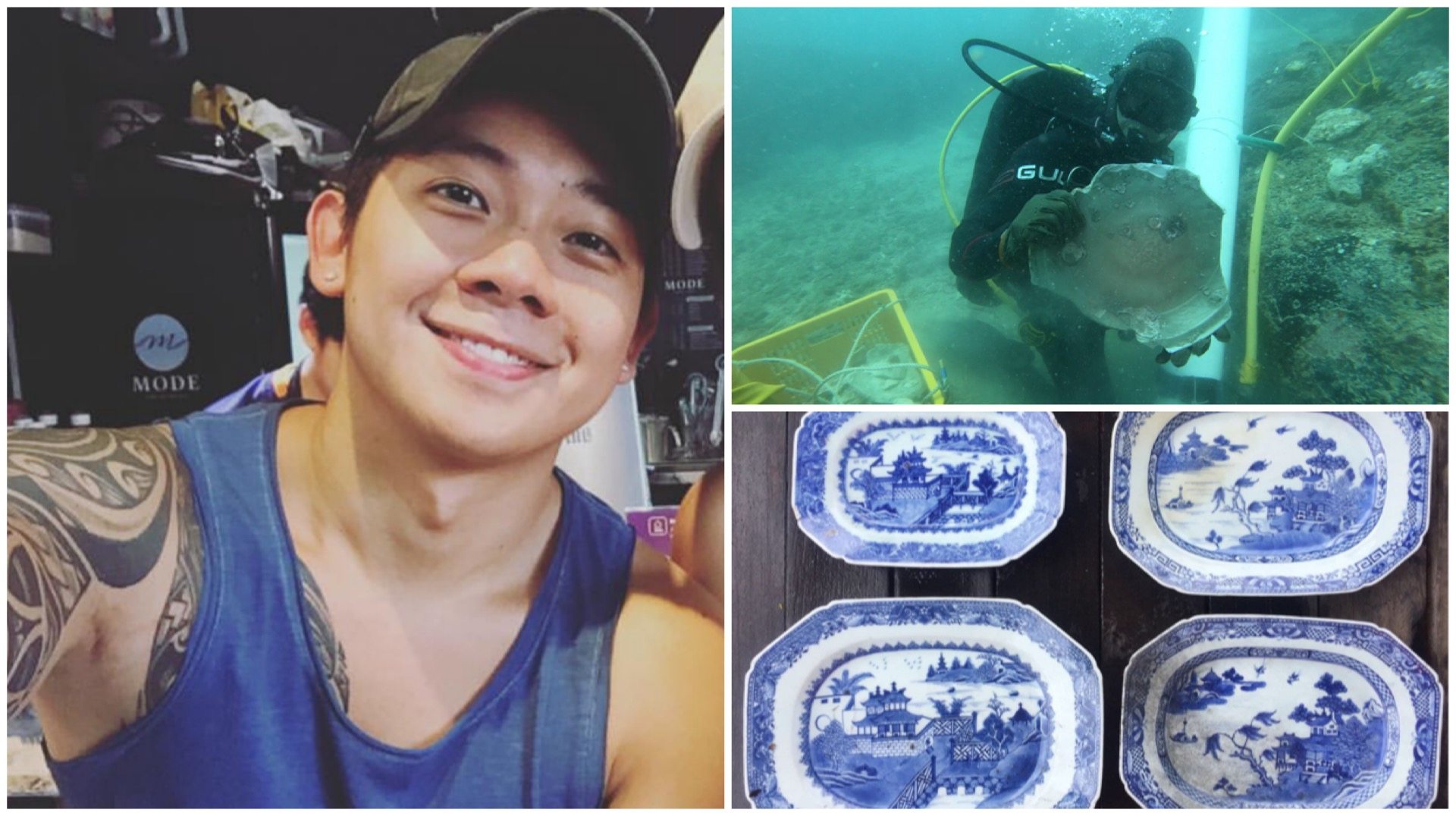 Matthias Goh, who was part of the team that unearthed centuries-old artefacts in two shipwrecks off Pedra Branca, has always had an affiliation with the ocean.