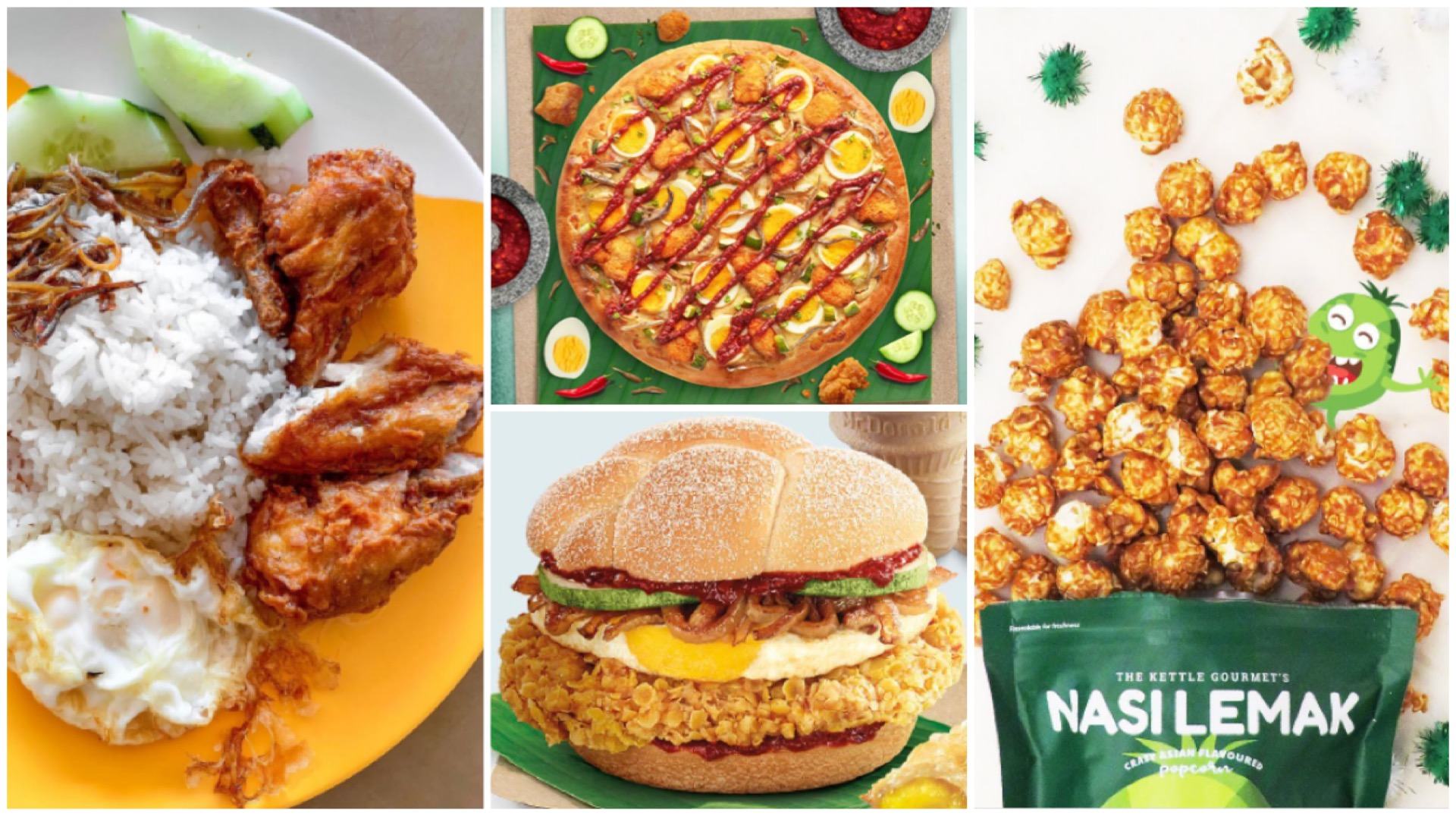 Nasi lemak pizzas, ice cream, cookies and more. Why local favourites make strange novelty hits, and where to find the real thing.