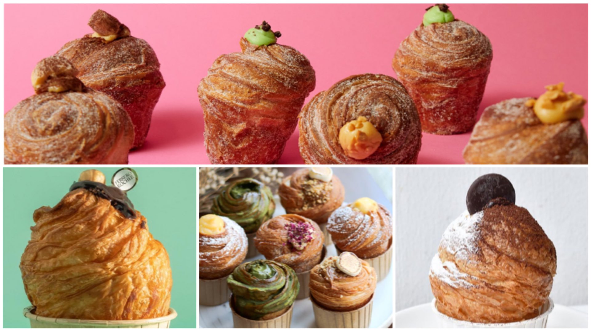 Cruffins: looks like a muffin, feels like a croissant.