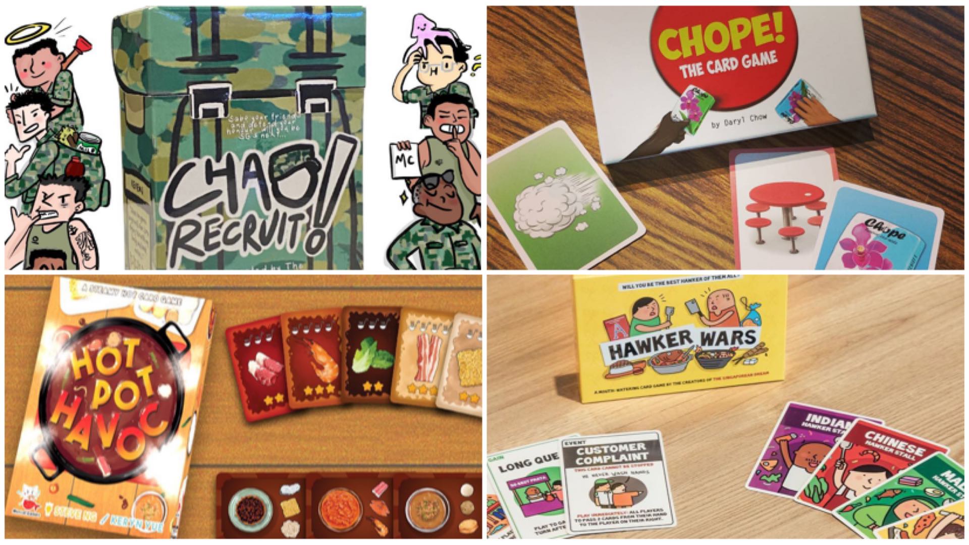 Chope tables or relive your BMT experience with these made-in-Singapore games.