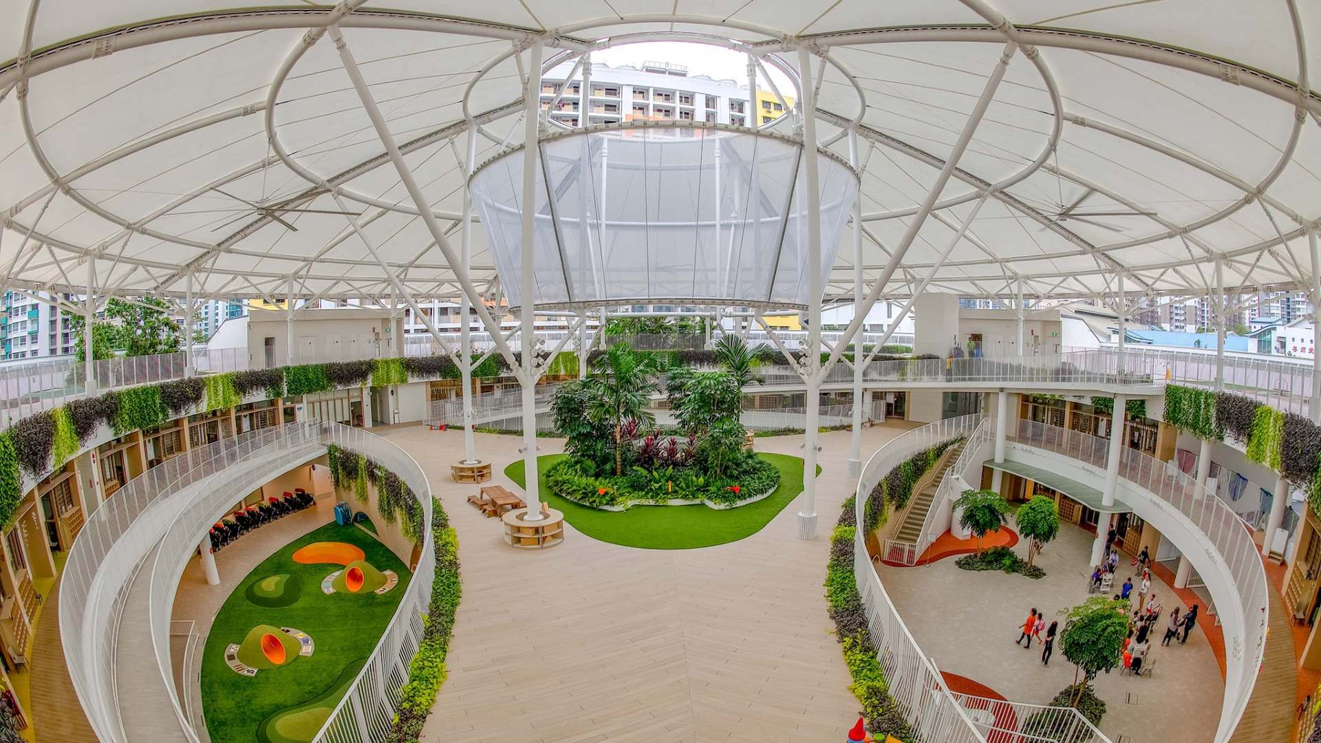 Last year, Sparkletots Large Preschool At Punggol won the President’s Design Award, which recognises "design’s ability to transform and touch the lives of people from all walks of life, here and abroad".