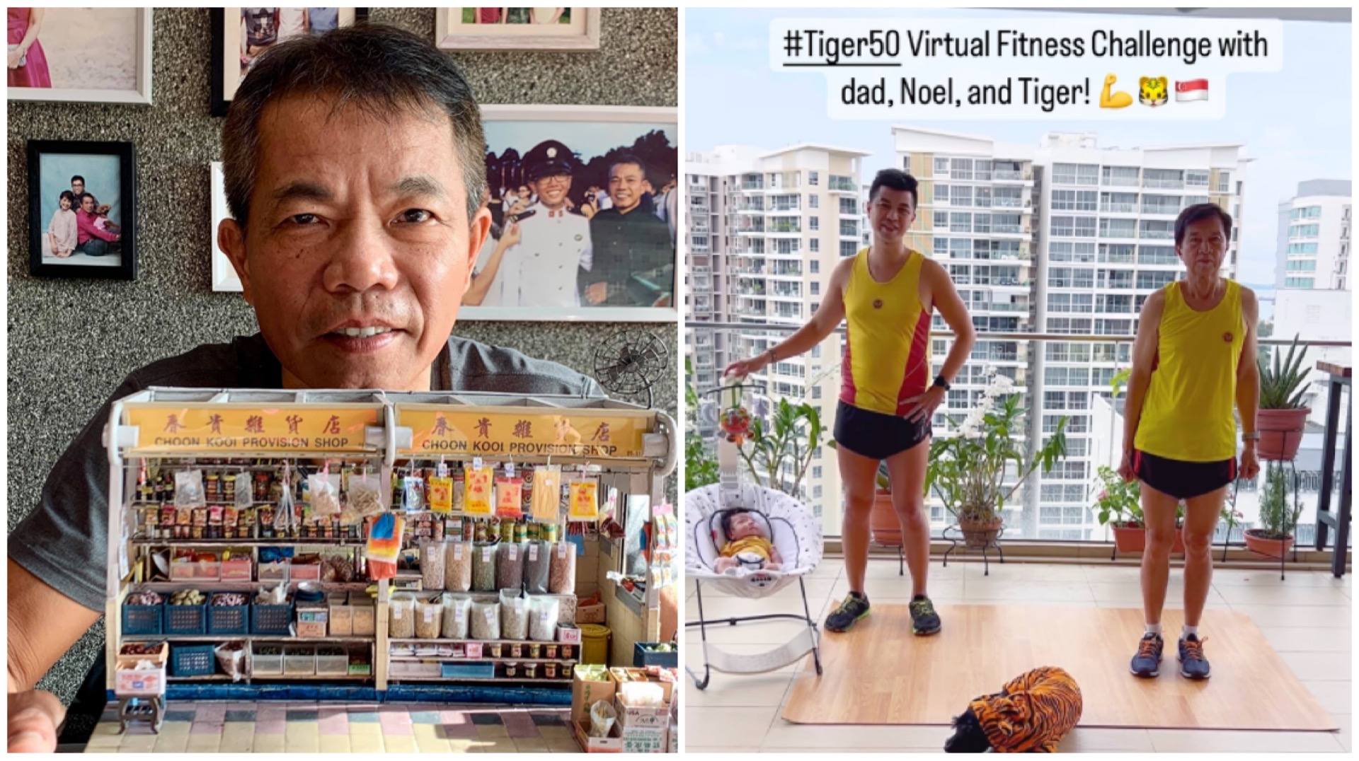 Dad-tastic! We came to know about miniature artist Wilfred Cheah because of his son's (Ace Cheah) Reddit post, and we know about marathoner Ashley Liew's dad, Andrew Liew, from the younger Liew's IG posts.