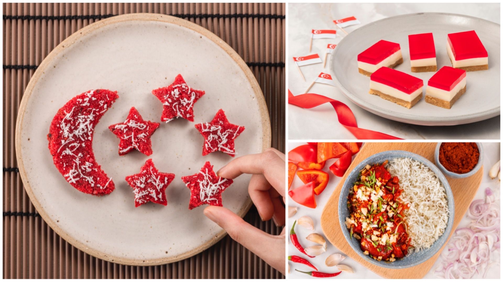 List of delectable and IG-worthy red-and-white recipes that bring the family together, help you celebrate National Day in style.