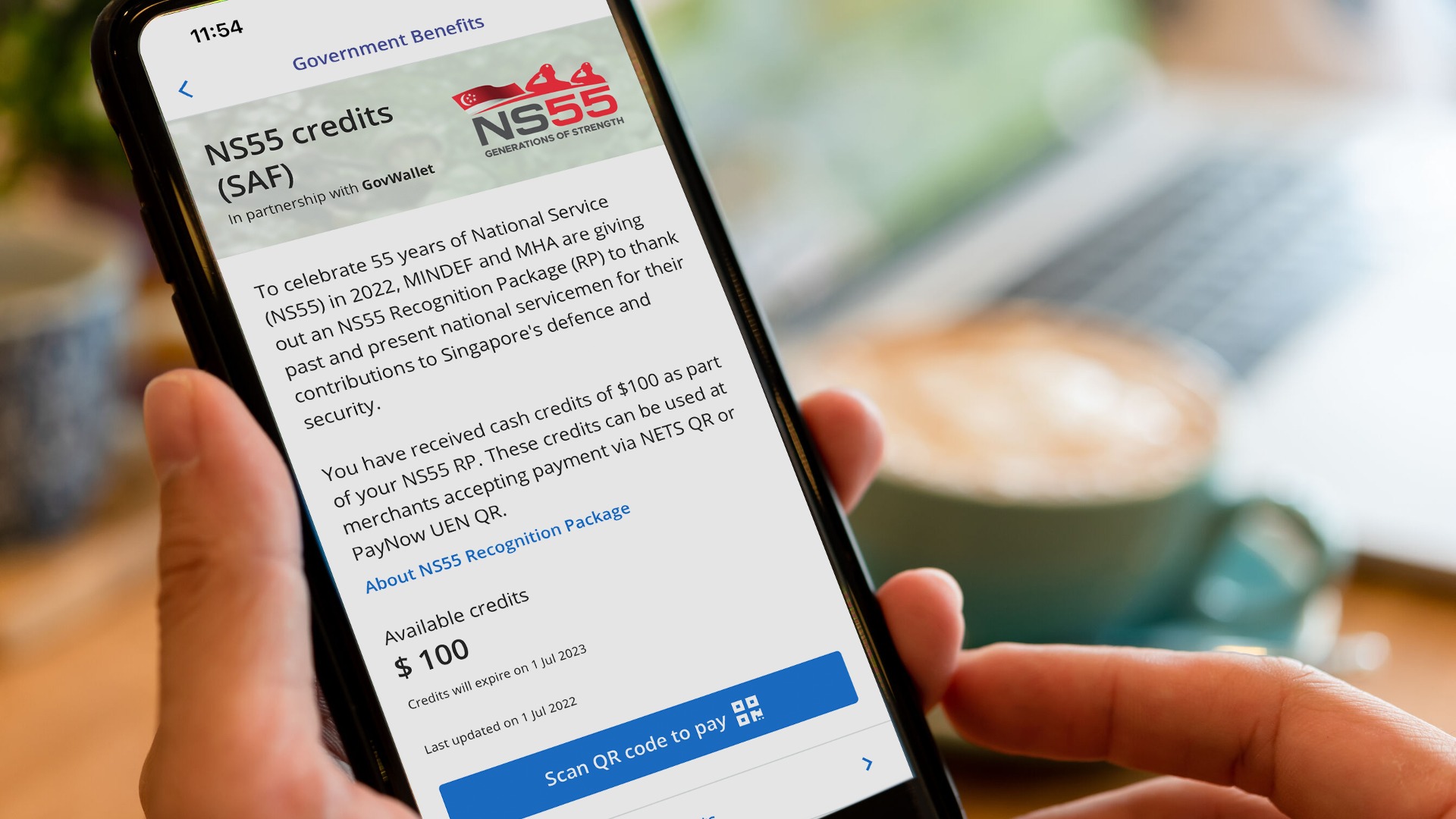 The NS55 credits are valid for one year upon issuance. There will be no extension of credit validity.