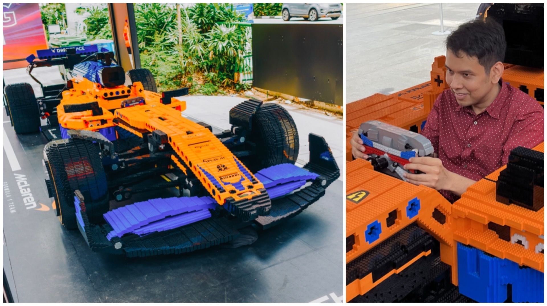 Get a taste of the Lego Technic McLaren Formula 1 Pop-Up Experience, which is located in front of Ngee Ann City Civic Plaza.