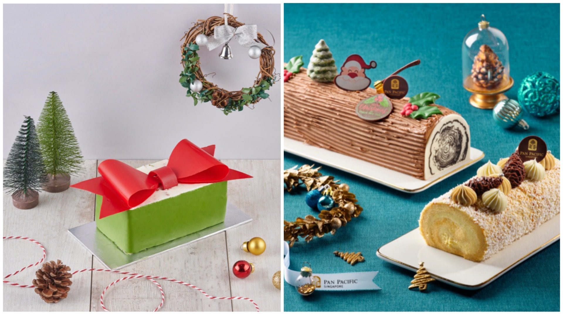Indulge in Singapore’s best Christmas log cakes and festive desserts, from chocolate boule to durian gula melaka rolls.