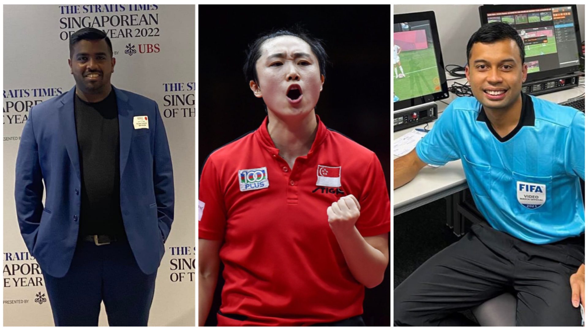 Humanitarian Priveen Suraj Santakumar, table tennis champ Feng Tianwei, and World Cup ref Muhammad Taqi are some of the Singaporeans who've done Singapore proud this year.