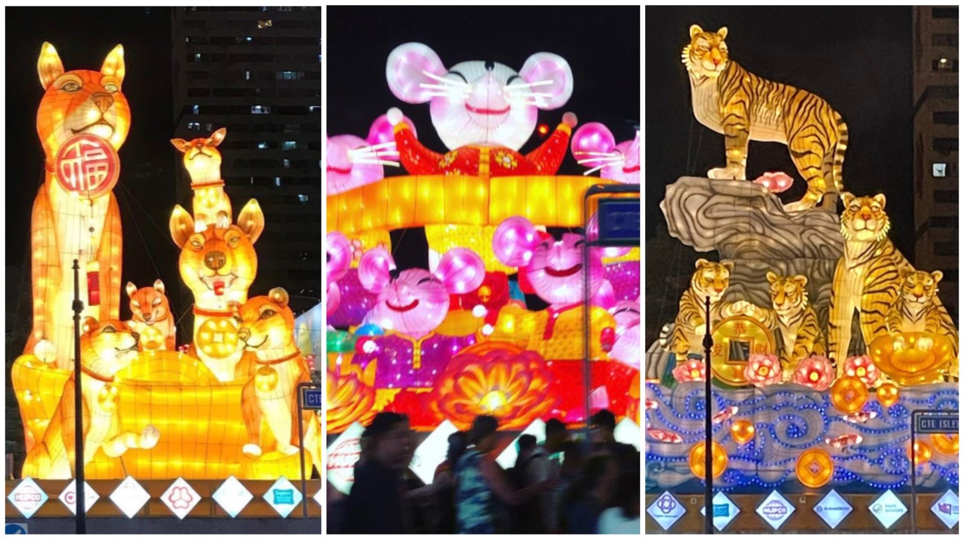 From majestic tigers to colourful roosters and cute doggos, we look back at the ox-picious CNY light-ups we've seen at Chinatown over the years.