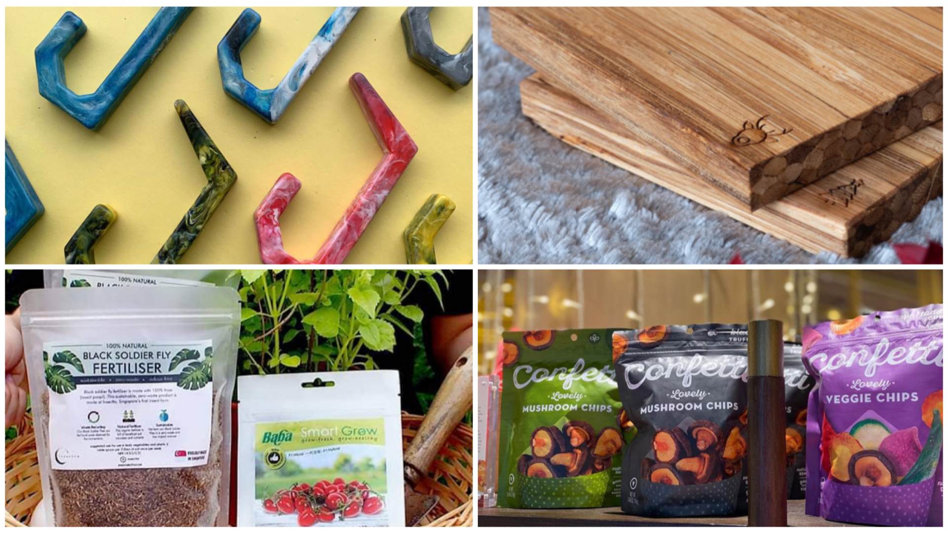 All of these local products are made with sustainability in mind.