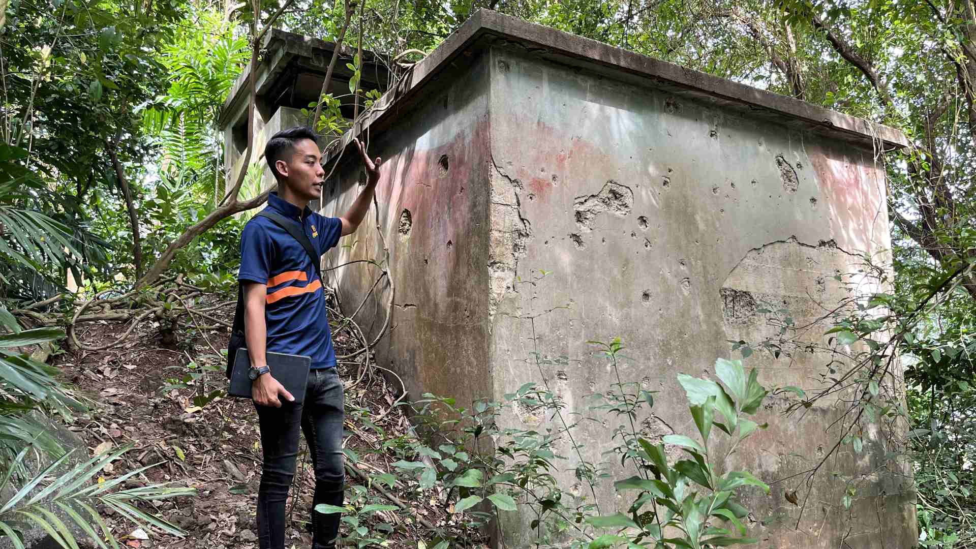 History enthusiast Saifulah Kamaludin will guide you through the grounds that have been left abandoned since 1942.