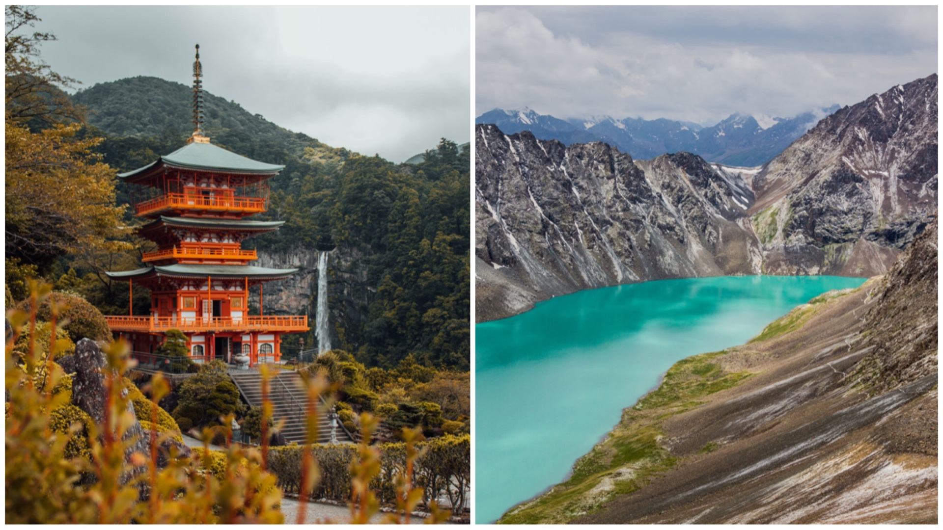 Scenic hikes in Asia, from captivating Kumano Kodo in Japan to azure alpine lake Ala Kul in Kyrgyzstan.