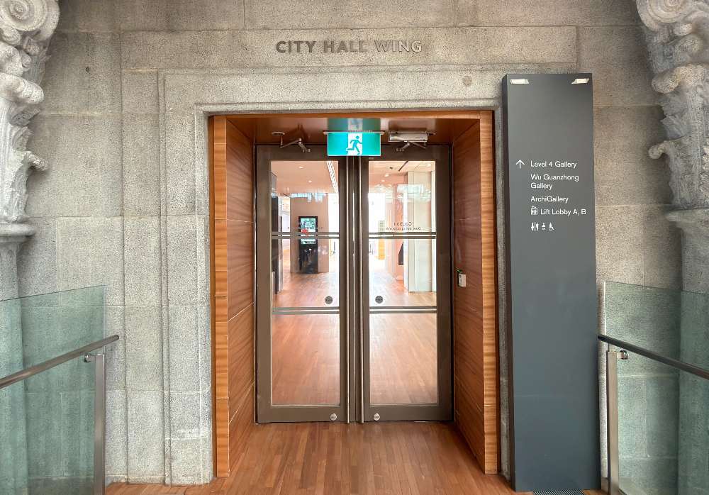 Former City Hall wing of National Gallery Singapore
