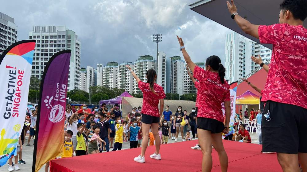 Basketball, archery, bouncy castles, mural painting, and more community events you can enjoy at the GetActive! Singapore Heartland Festivals.