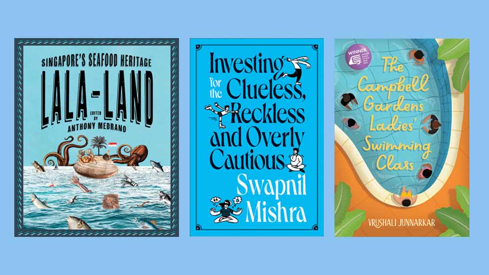 A collection of essays about seafood, a (not boring!) beginner's guide to investing, and a prizewinning novel about an Indian ladies' swimming class are among our picks.