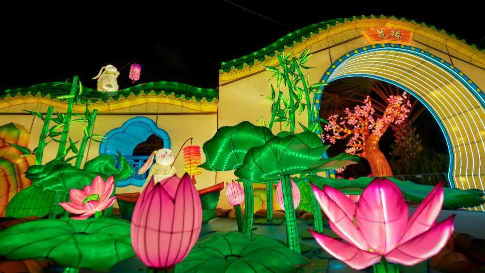 Step into a picturesque world full of colourful lanterns inspired by Chinese mythology, legends and culture at Gardens by the Bay's Mid-Autumn Festival celebrations.