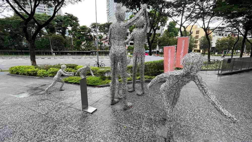 “Eager Anticipation” by Teng Kai Wei showcases a young family excited to go on an adventure... shopping maybe?