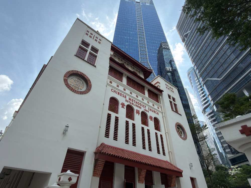Telok Ayer Chinese Methodist Church Singapore National Monument