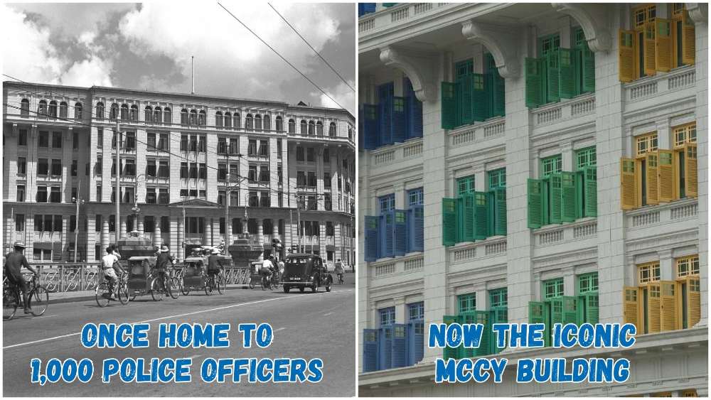 Former Hill Street Police Station has exactly 927 windows built during the historic building's construction. In 1999, the windows were painted in brilliant rainbow hues to add vibrancy to the otherwise sombre monument.