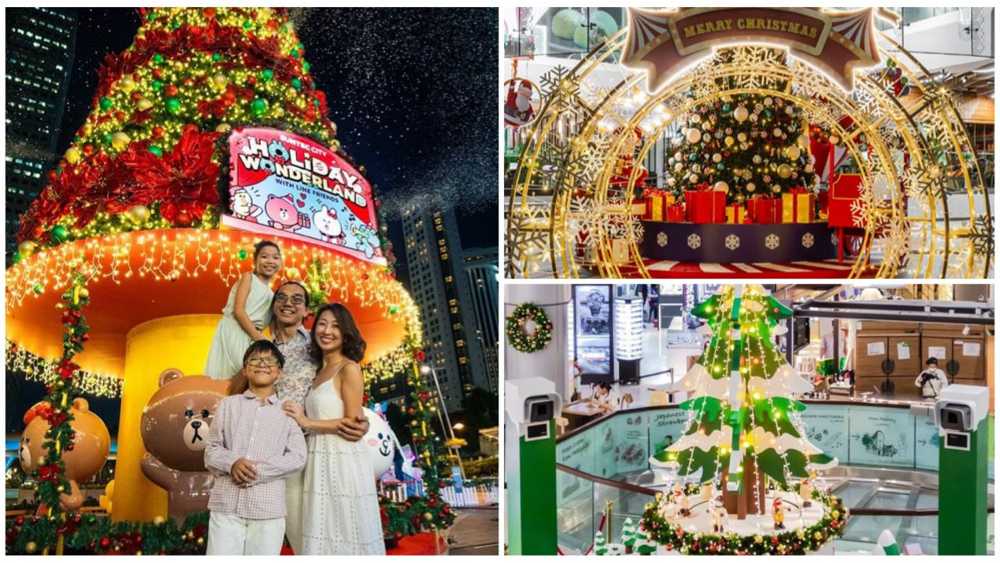Get into the Christmas spirit at these shopping malls.