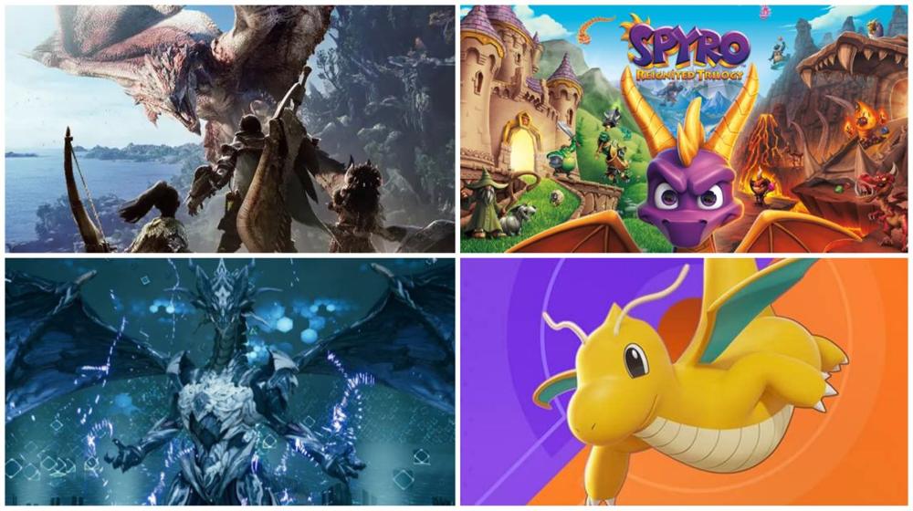 Get Fired Up This Year Of The Dragon With These Mythical Game Characters Games Dragons Rectangle 