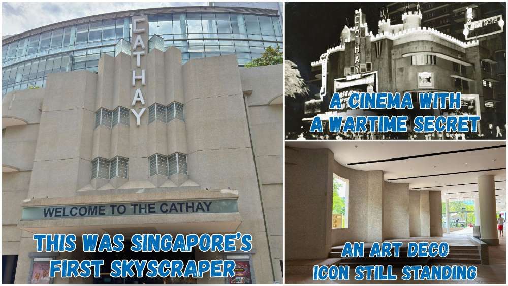 When its main tower was completed in 1941, The Cathay became Singapore’s tallest building at 87m from street level.