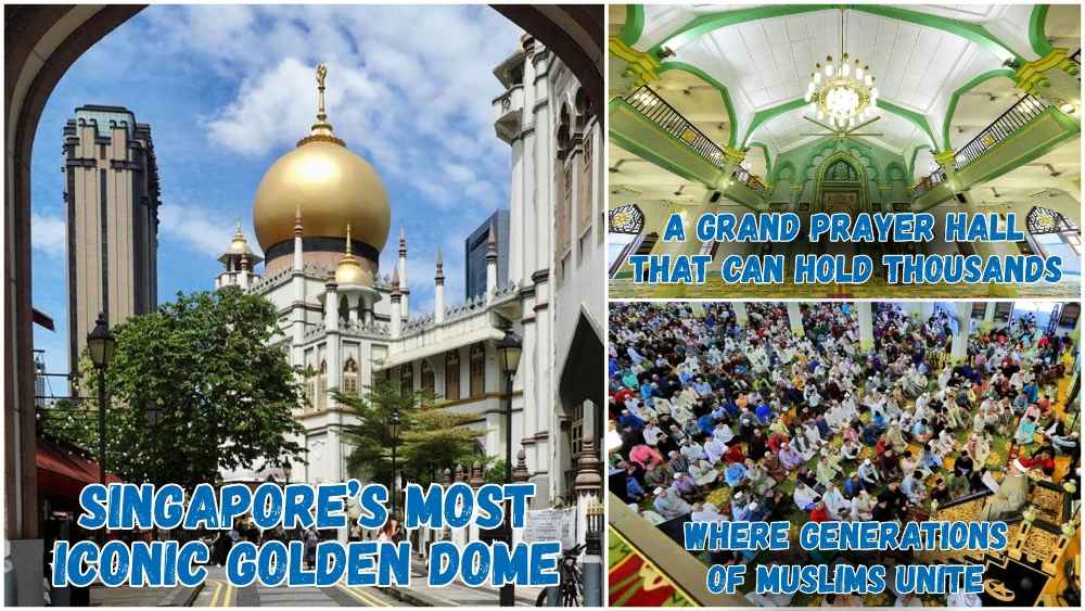 Previously the royal mosque of the Sultan of Johor, Sultan Mosque has been around for nearly 200 years.