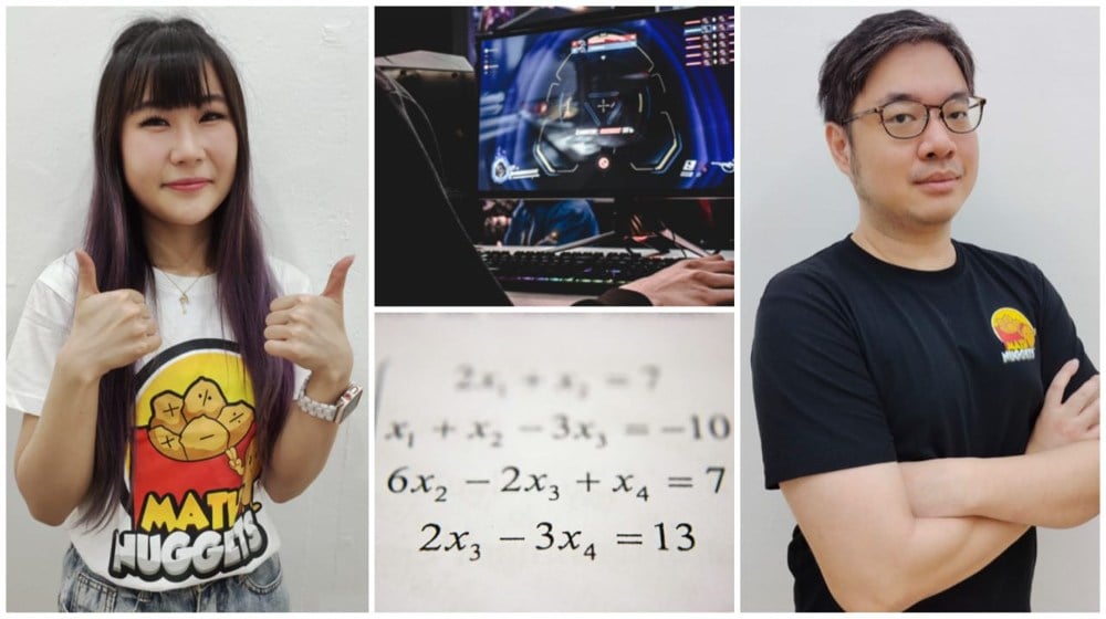 Chelsea Chee and Jeremy Dong, tutors at Math Nuggets, make learning fun by integrating gaming elements into their classroom.