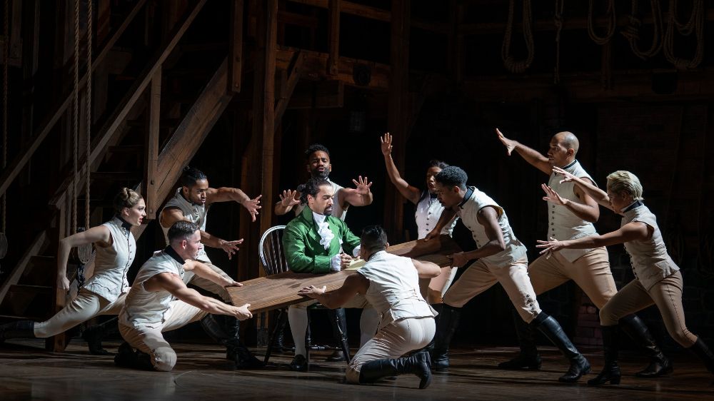 Catch the legendary musical Hamilton, running from 19 April to 9 June.