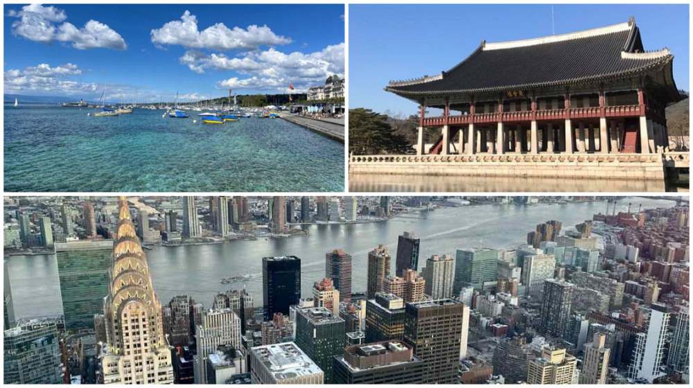 My work has taken me to Geneva, Seoul, and New York.