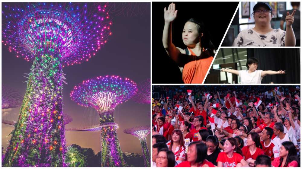 National Day Concert (NDC) at Gardens by the Bay with Diverse Abilities Dance Collective, Amni Musfirah, Benjamin Kheng and Shabir.