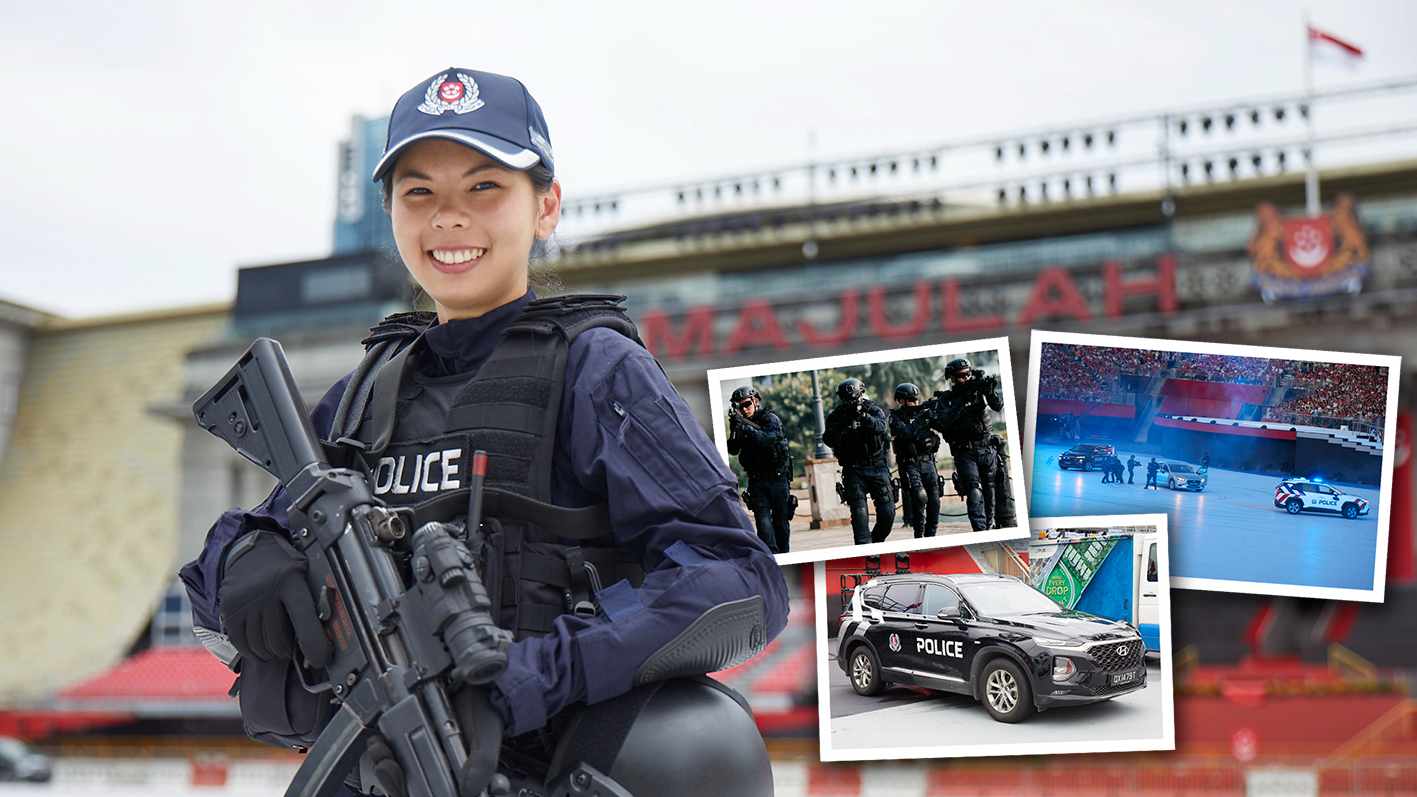ASP Jannah Wong will show us how the Singapore Police Force's Emergency Response Team takes down armed threats in a special segment celebrating 40 years of Total Defence.