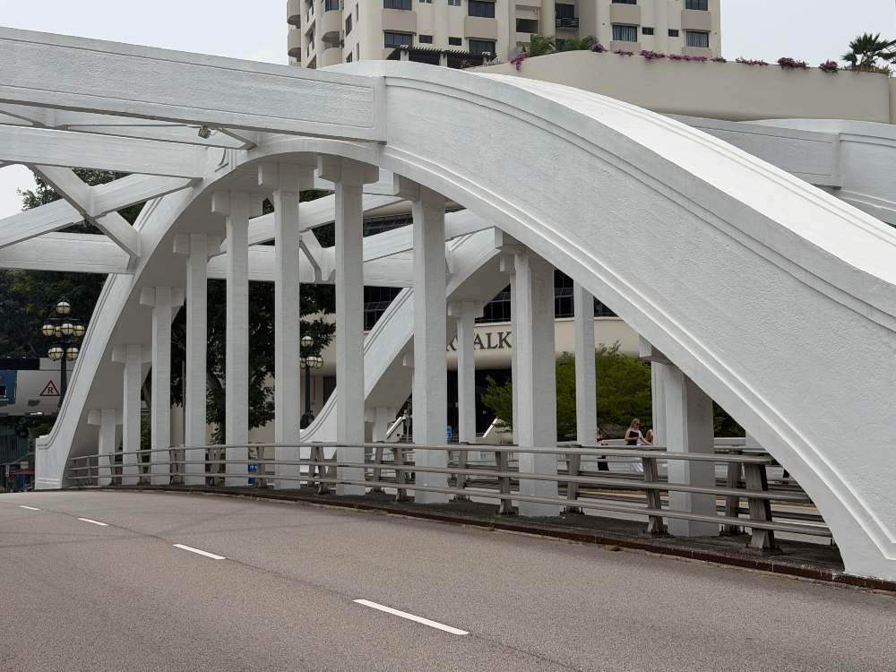 Elgin Bridge, part of the Singapore River Bridges National Monument