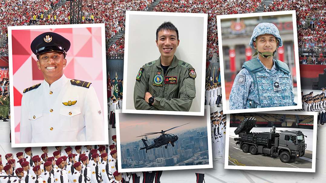 ME1 Buryvin Bashok will be part of the RSAF Guard of Honour contingent, while CPT Joel Tan and 1SG Kumaren s/o Thanabal will be in the Total Defence 40 Dynamic Defence Display.