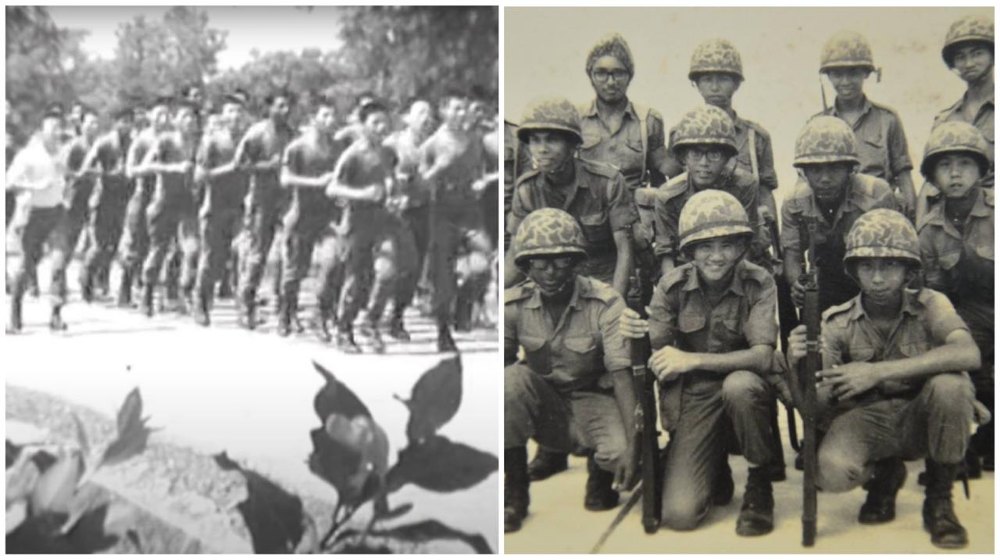 The first-ever batch of National Servicemen (NS) in Singapore