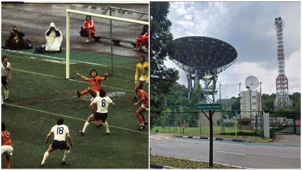 Thanks to the Sentosa Earth Satellite Station, Singaporeans were able to watch West Germany beat the Netherlands 2-1 in the 1974 World Cup final.