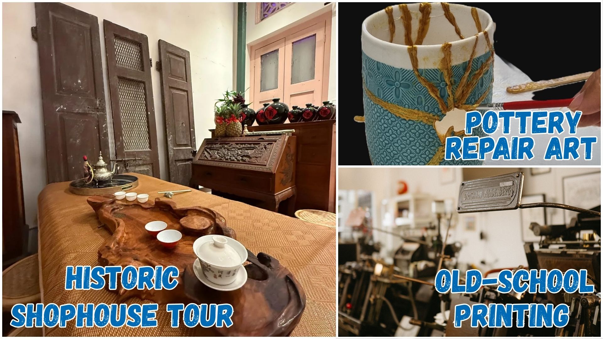 From kintsugi workshops to shophouse heritage tours, here are heartfelt ways to bond with your grandparents and rediscover Singapore together via your SG Culture Pass.