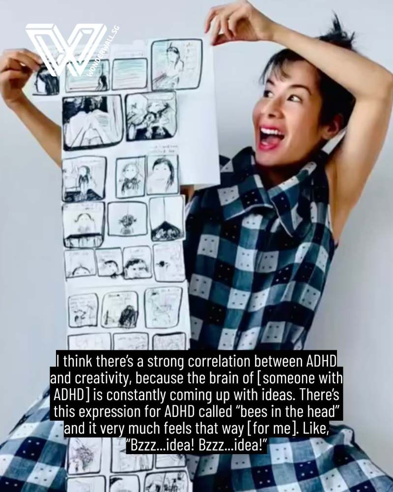 Juliette Yu-Ming Lizeray, Singapore artist with ADHD